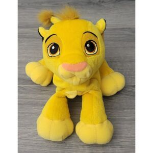 VTG 2002 Hasbro Disney Soft Purring Simba Yellow Plush Stuffed‎ Animal Rare